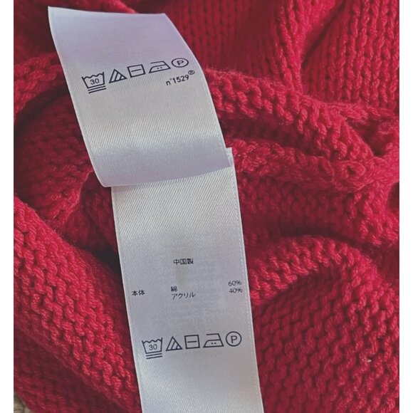 Chaps Women's Red Crewneck Pullover Sweater Size S - Picture 12 of 15